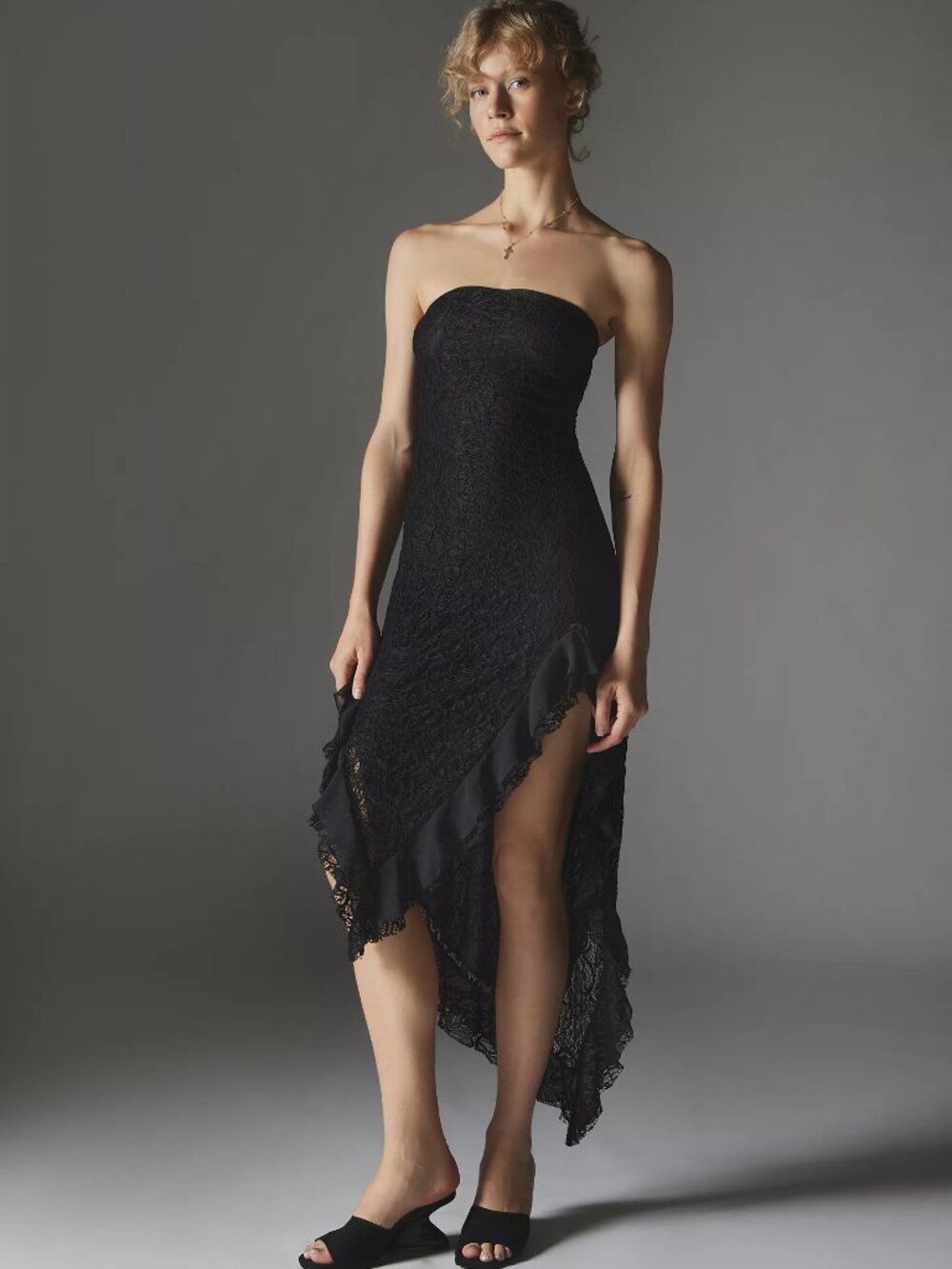 Lacy black dress